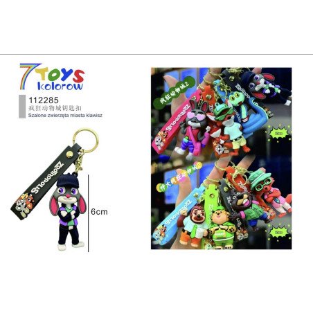 BRELOK GUMOWE ZOOTOPIA