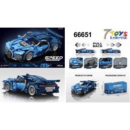 KLOCKI 1:18 SPEED PULL BACK CAR