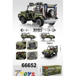 KLOCKI 1:14 SPEED PULL BACK CAR