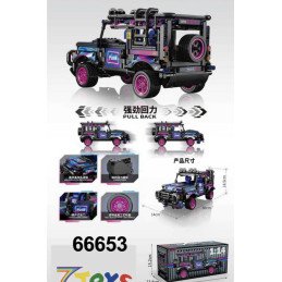 KLOCKI 1:14 SPEED PULL BACK CAR