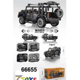 KLOCKI 1:14 SPEED PULL BACK CAR