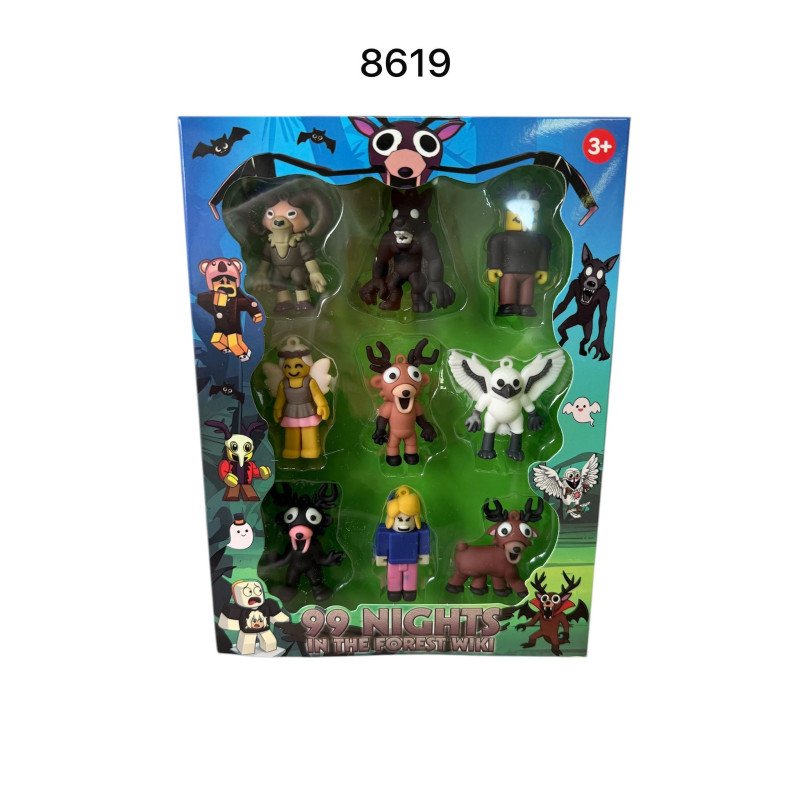 ZESTAW 9SZT FIGURKI 99 NIGHTS