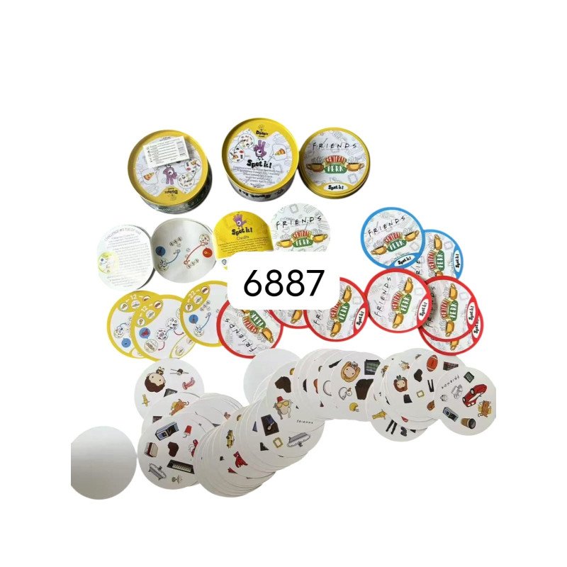 GRA DOBBLE SPOT IT CENTRAL PERK