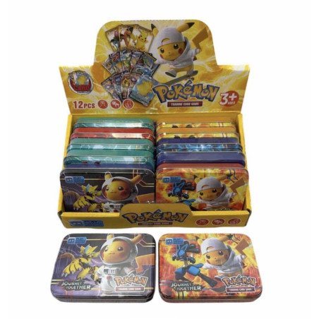 PUSZKA METALOWA 35 KARTY POKEMON