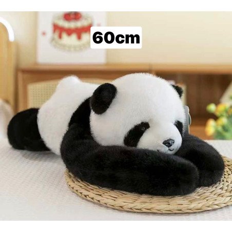 PLUSZAK MASKOTKA LEŻĄCY PANDA 60CM
