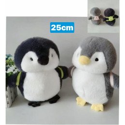 PLUSZAK MASKOTKA PINGWIN Z PLECAKIEM 25CM