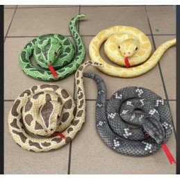 PLUSZAK MASKOTKA WĘŻE 125CM