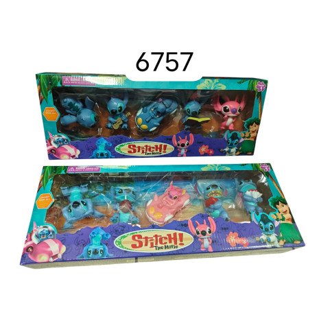 ZESTAW 5SZT FIGURKI STITCH