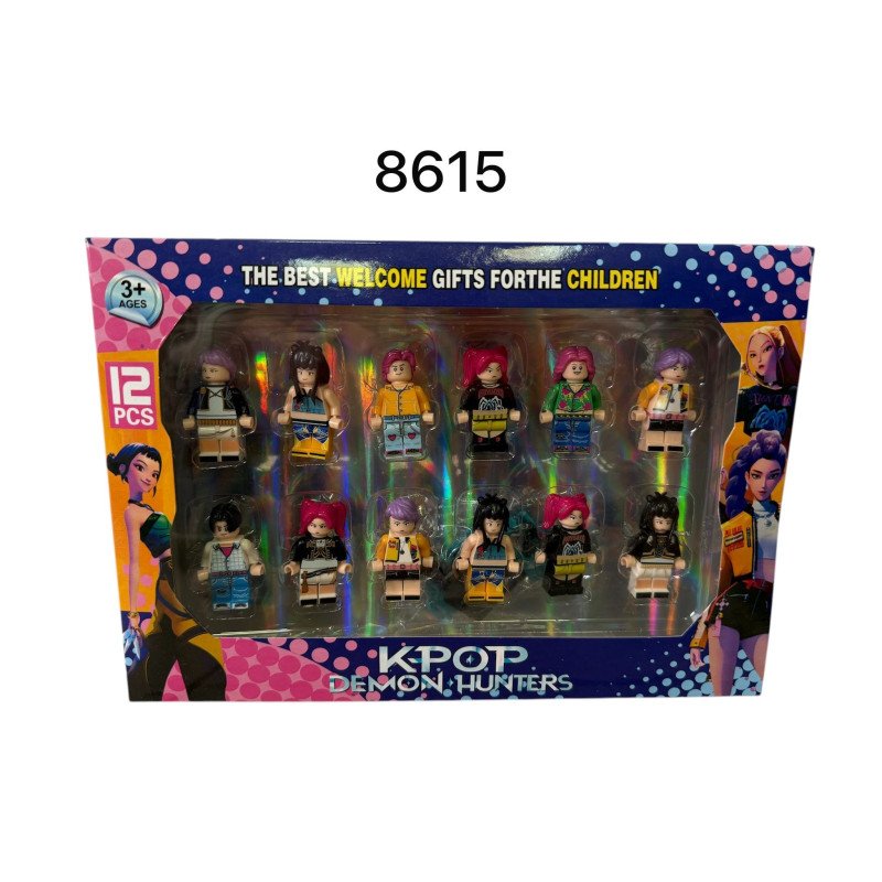 ZESTAW 12SZT FIGURKI K-POP DEMON HUNTERS