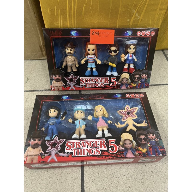 ZESTAW 4SZT FIGURKI STRANGER THINGS