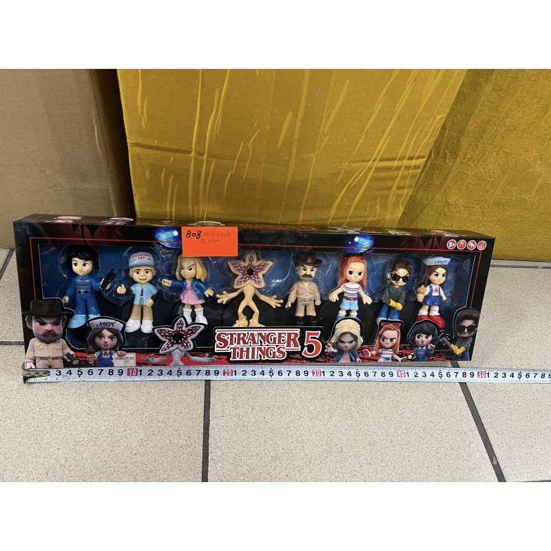 ZESTAW 8SZT FIGURKI STRANGER THINGS