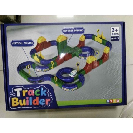 MAGICZNA KOSTKOWA KOLEJKA MAGNETYCZNA 156PCS DIY