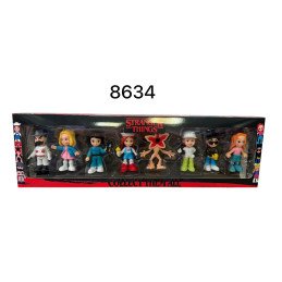 ZESTAW 8SZT FIGURKI STRANGER THINGS