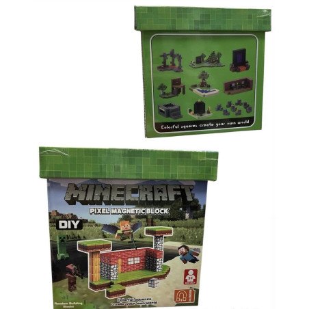 KLOCKI MAGNETYCZNE MINECRAFT 150PCS
