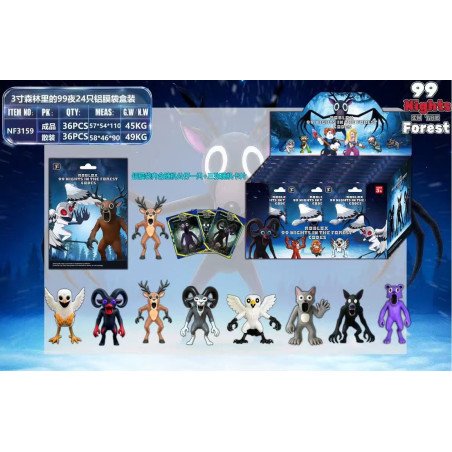 SASZETKI FIGURKA + KARTA ROBLOX 99 NIGHTS IN THE FOREST