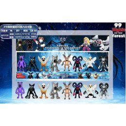 ZESTAW 8SZT FIGURKI ROBLOX 99 NIGHTS