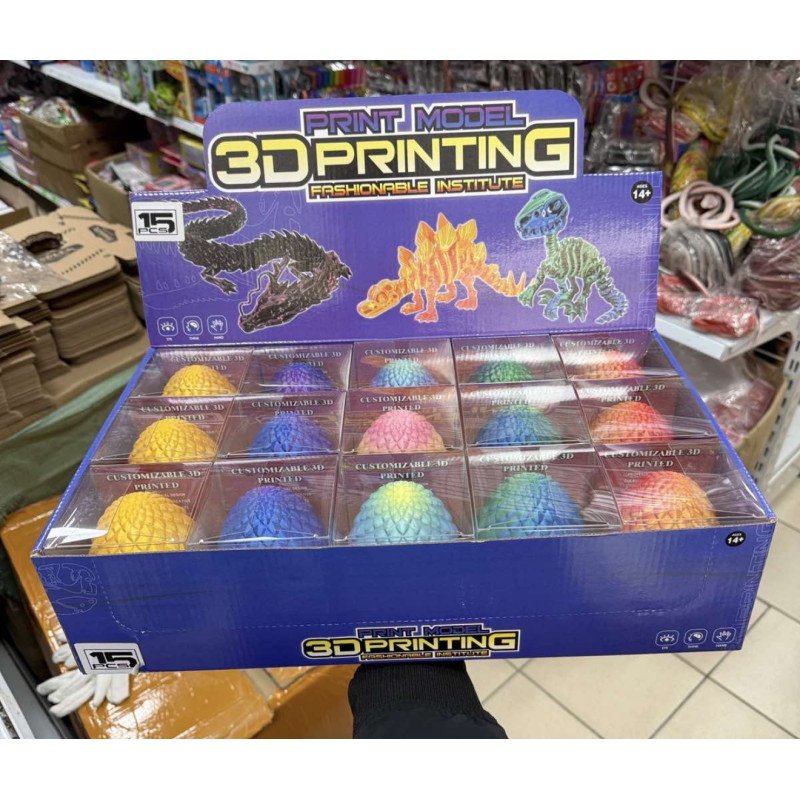 FIGURKI 3D SMOK W JAJKO