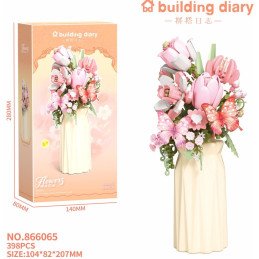 KLOCKI BUKIET KWIATY FLOWERS