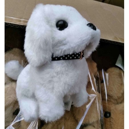 MASKOTKA CHODZĄCY SZCZEKAJĄCY PIESEK NA BATERIE