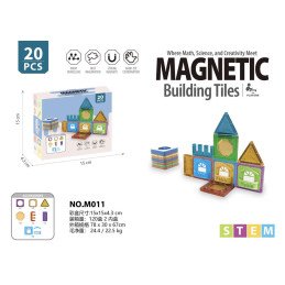 KLOCKI MAGNETYCZNE 20PCS