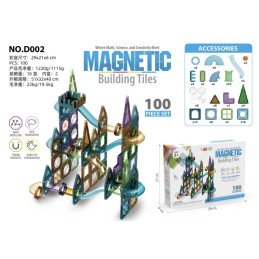 KLOCKI MAGNETYCZNE 100PCS