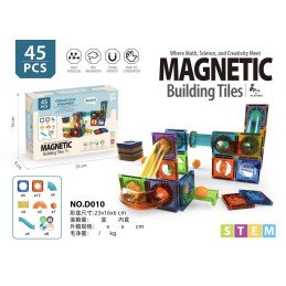 KLOCKI MAGNETYCZNE 45PCS