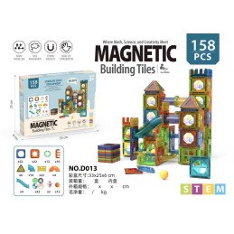 KLOCKI MAGNETYCZNE 158PCS
