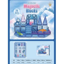KLOCKI MAGNETYCZNE 71PCS