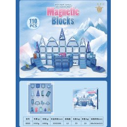 KLOCKI MAGNETYCZNE 110PCS