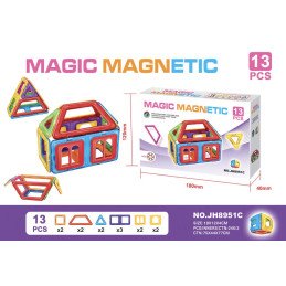 KLOCKI MAGNETYCZNE 13PCS