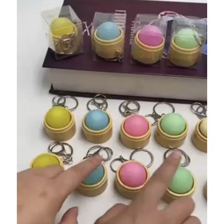 BRELOK SQUISHY GNIOTKI BUŁECZKI DUMPLING ŚWIECĄCE