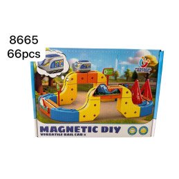 POCIĄG MAGNETYCZY 66PCS