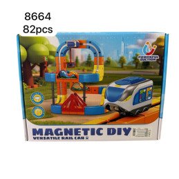 POCIĄG MAGNETYCZY 82PCS