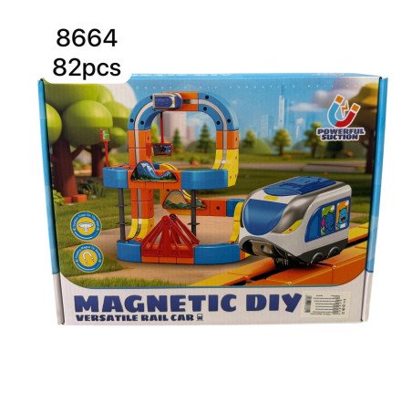 POCIĄG MAGNETYCZY 82PCS