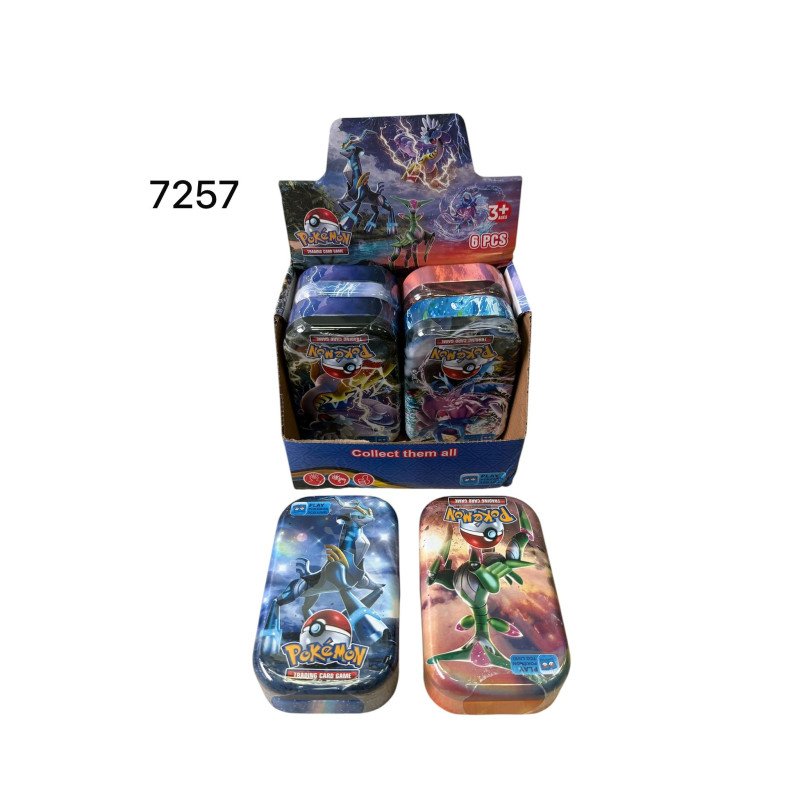PUSZKA METALOWA KARTY POKEMON