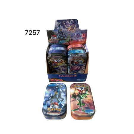 PUSZKA METALOWA KARTY POKEMON