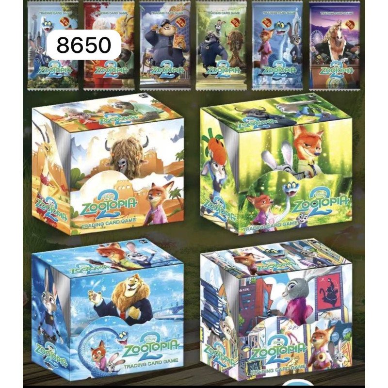 ZOOTOPIA 36 SZASZETKA 288 KARTY KOLEKCJONERSKIE