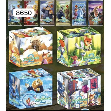 ZOOTOPIA 36 SZASZETKA 288 KARTY KOLEKCJONERSKIE