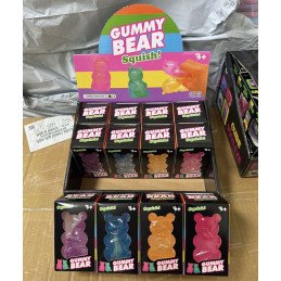 SQUISHY GNIOTKI MIŚ GUMMY ANTYSTRESOWA