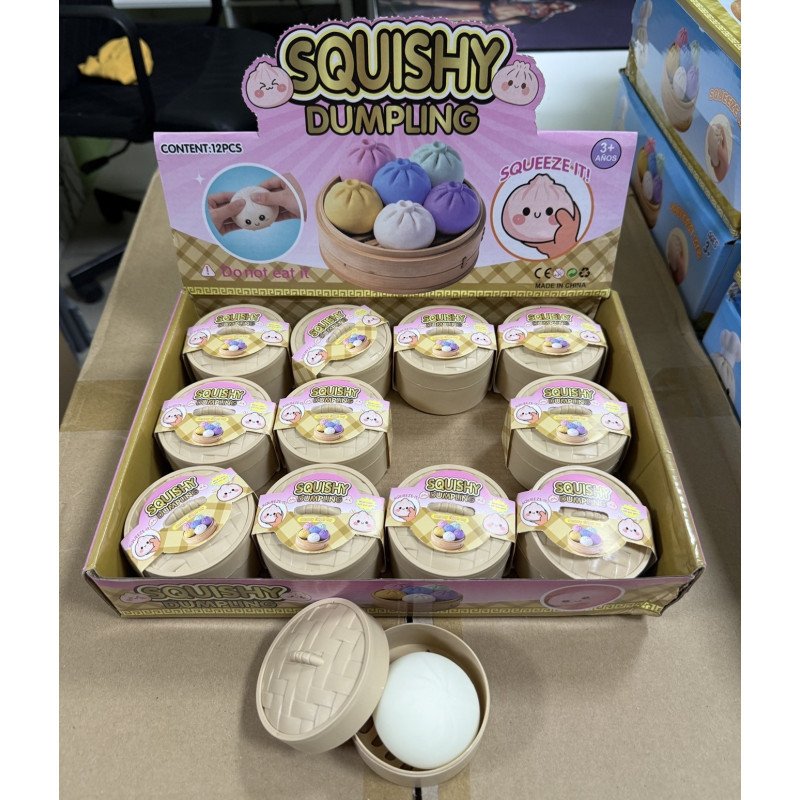 SQUISHY GNIOTKI BUŁECZKI PIEROGI BIAŁY