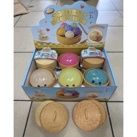 SQUISHY GNIOTEK BUŁECZKI PIEROŻKI 8,5CM ŻELOWE