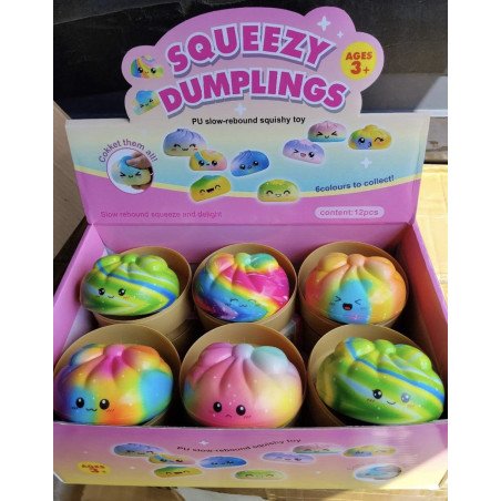 SQUISHY GNIOTEK BUŁECZKI PIEROŻKI 8,5CM ZAPACHOWE