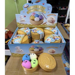SQUISHY GNIOTEK BUŁECZKI PIEROŻKI 4SZT