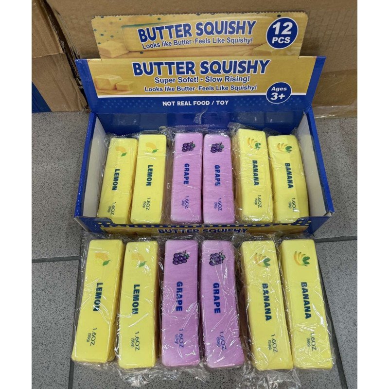 SQUISHY GNIOTEK MASŁO 15CM Z ZAPACHOWE