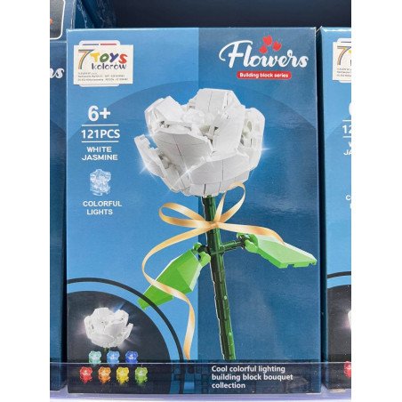 KLOCKI KWIATY JAŚMIN 121 PCS