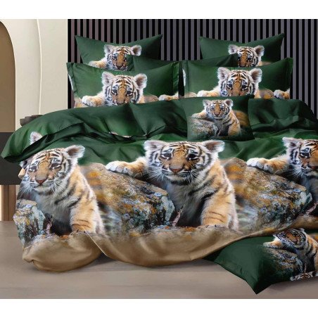 KOMPLET POŚCIELI 4 CZĘŚCIOWY 5D 200/220