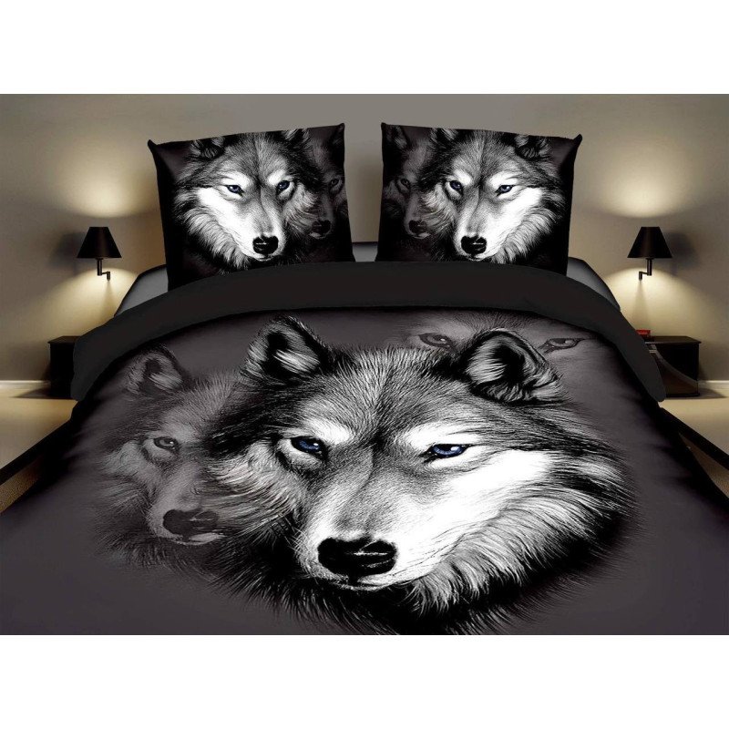 KOMPLET POŚCIELI 4 CZĘŚCIOWY 5D 200/220