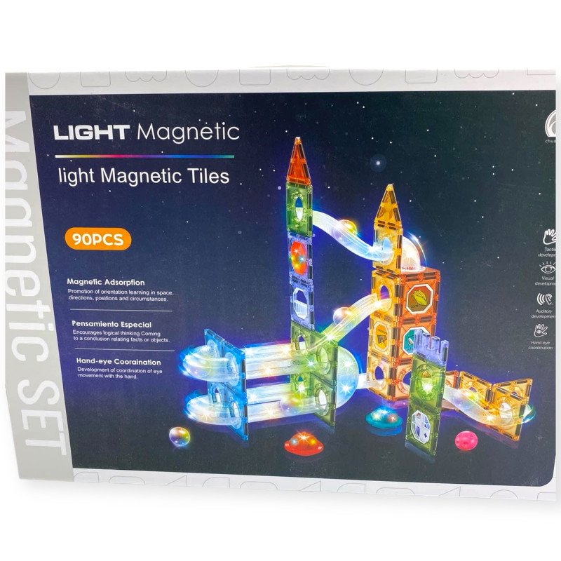 ZESTAW 90PCS LIGHT MAGNETIC