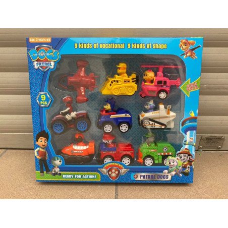 ZESTAW FIGUREK PSI PATROL 9 PCS