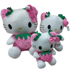 PLUSZAK MASKOTKA HELLO KITTY 45CM